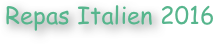 Repas Italien 2016